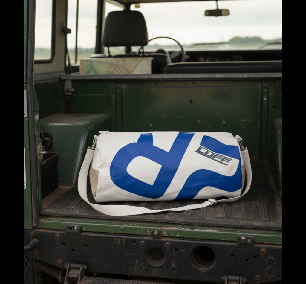 LUFF Duffle in vehicle